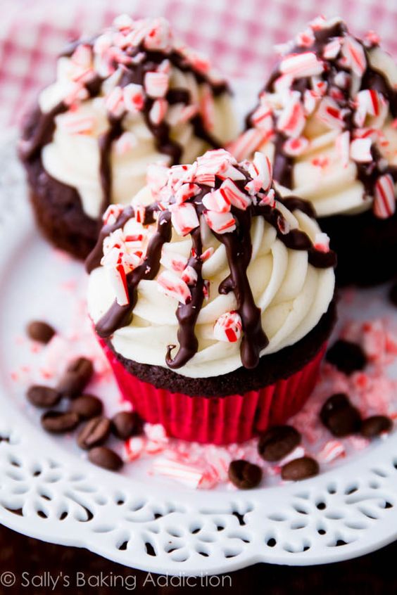 Peppermint Mocha Cupcakes