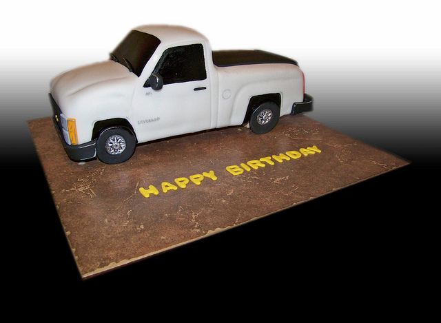 Pick Up Truck Birthday Cake