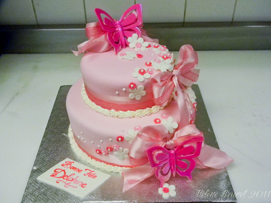 Pink Girly Cake