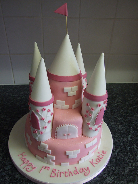 Princess Castle Birthday Cake