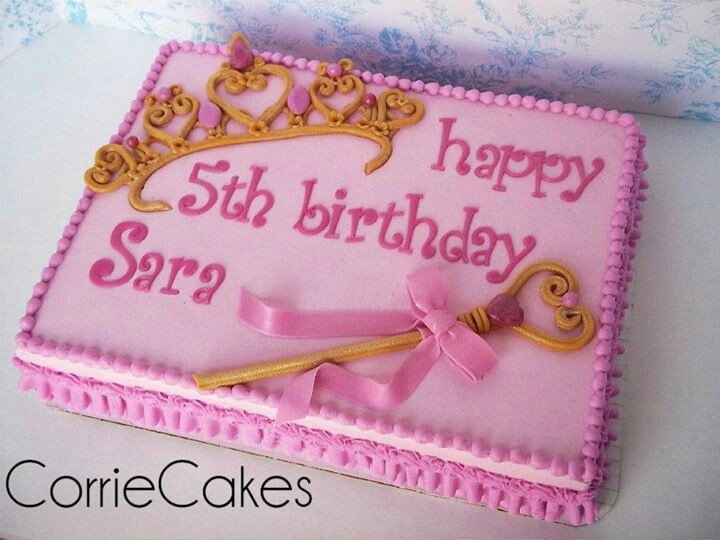 Princess Sheet Cake Princess Sheet Cake
