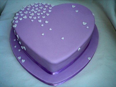 Purple Heart Birthday Cake Purple Heart Birthday Cake