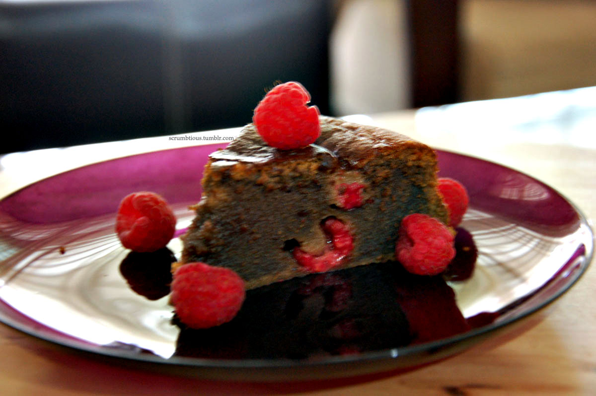 Raspberry Chocolate Cake Dessert