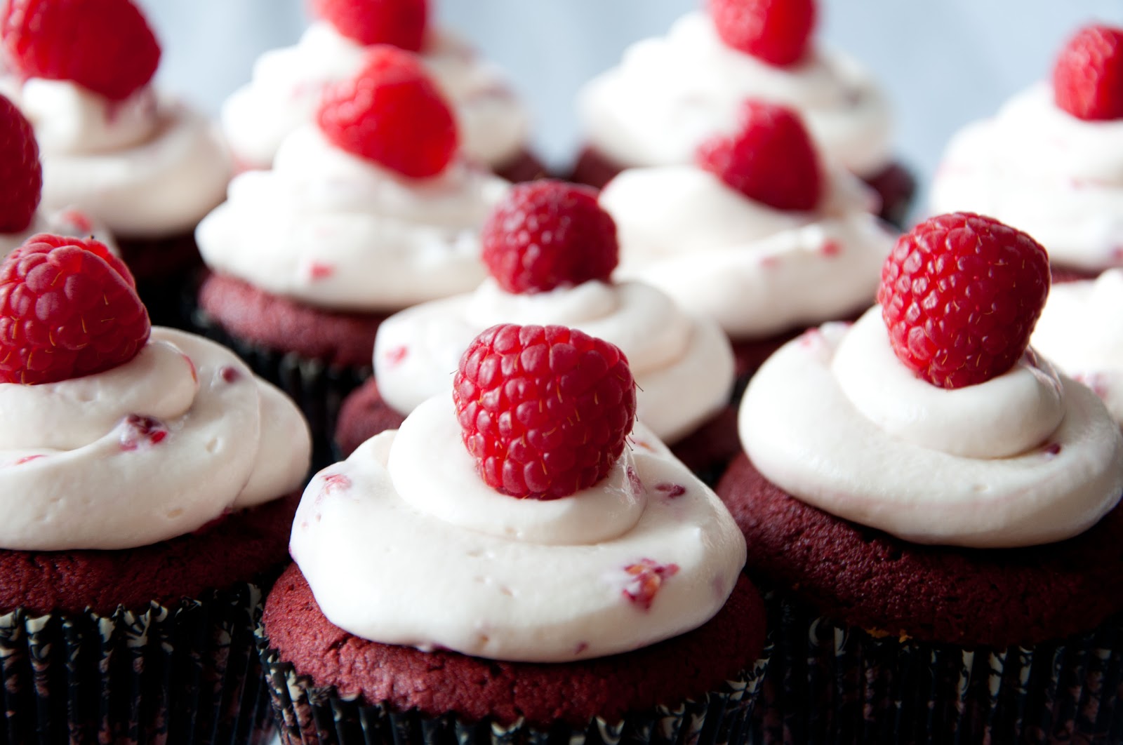 Red Velvet Cupcakes with Cream Cheese Frosting