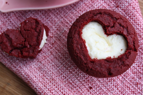 Red Velvet Valentine Cakes