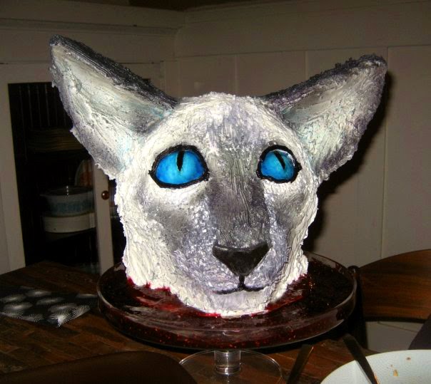 Siamese Cat Birthday Cake