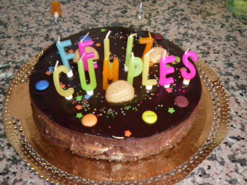 Spanish Happy Birthday Cake