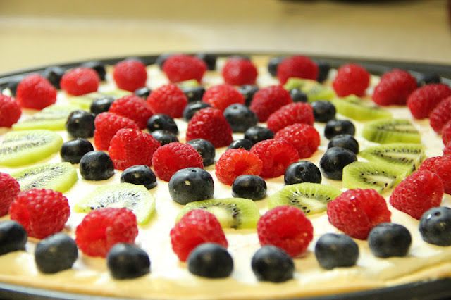 Summer Fruit Dessert Pizza