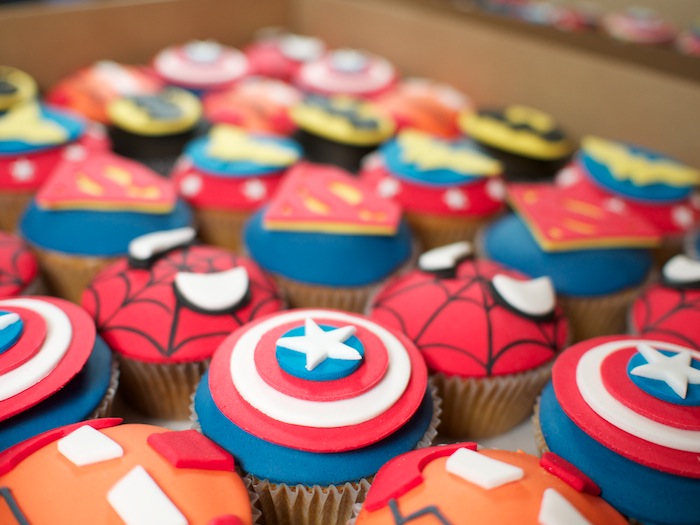 Superhero Cupcakes