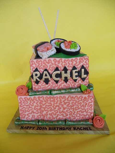 Sushi Themed Birthday Cake