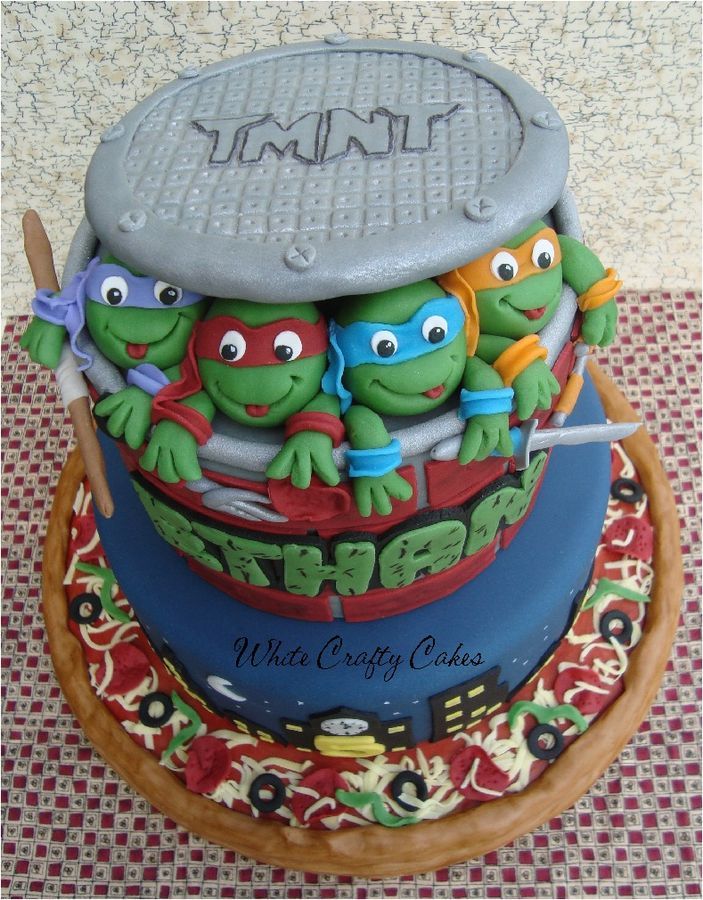 Teenage Mutant Ninja Turtles Birthday Cake