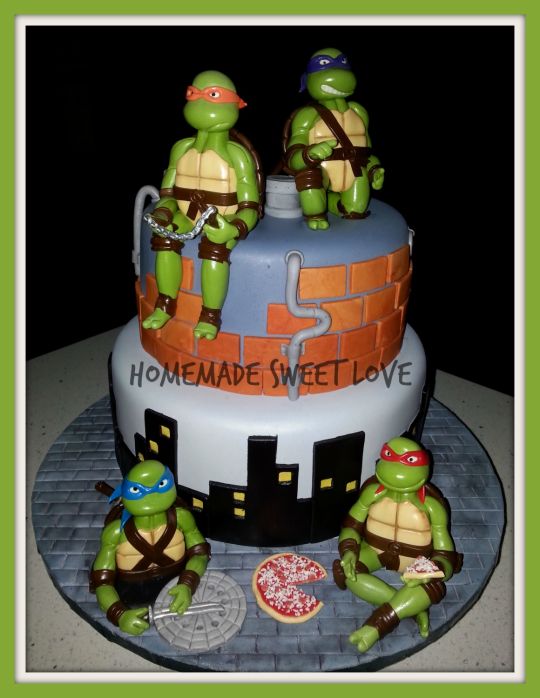 Teenage Mutant Ninja Turtles Birthday Cake