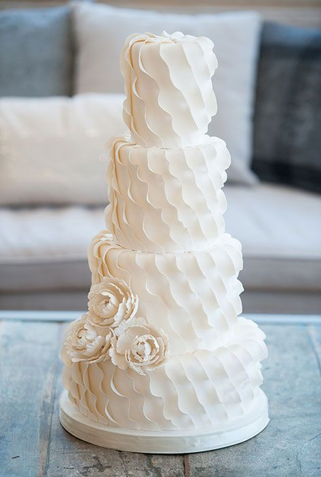 Textured Wedding Cake