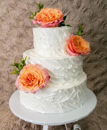 Textured Wedding Cake