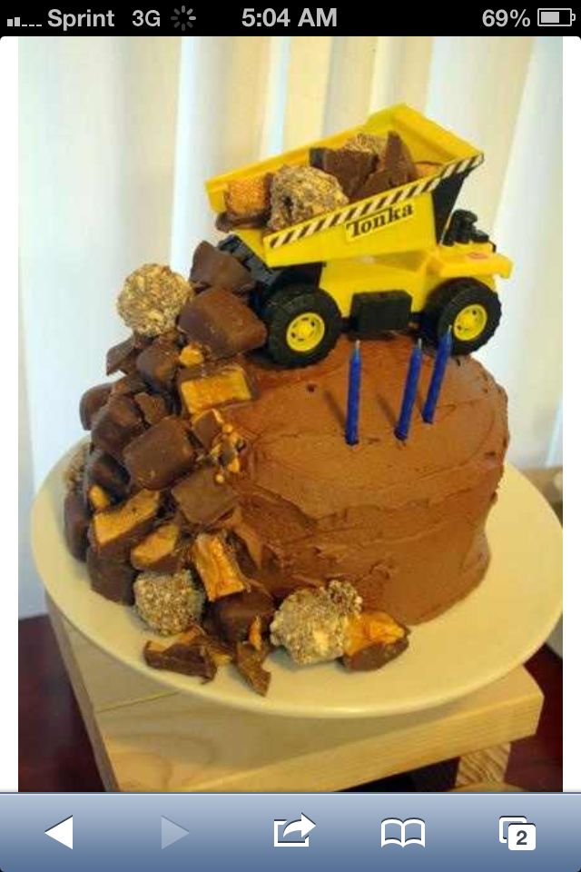 Tonka Truck Birthday Cake