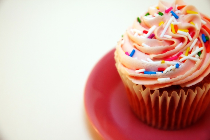 Vanilla Cake with Rainbow Sprinkles