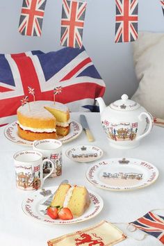 Victoria Sponge Cake and Tea