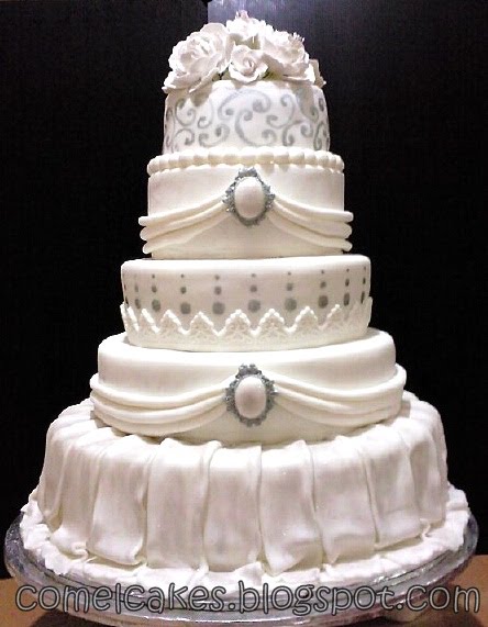 Wedding Cakes with Fondant