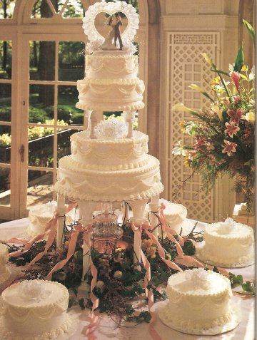 Wedding Cakes with Fountains