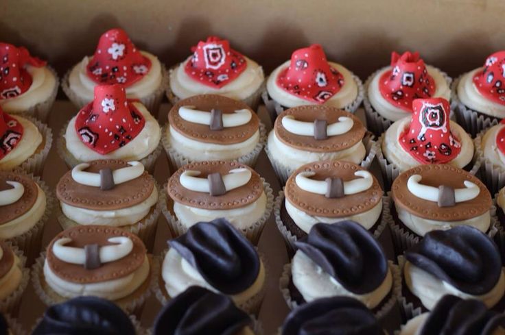 Western Themed Cupcakes Western Themed Cupcakes