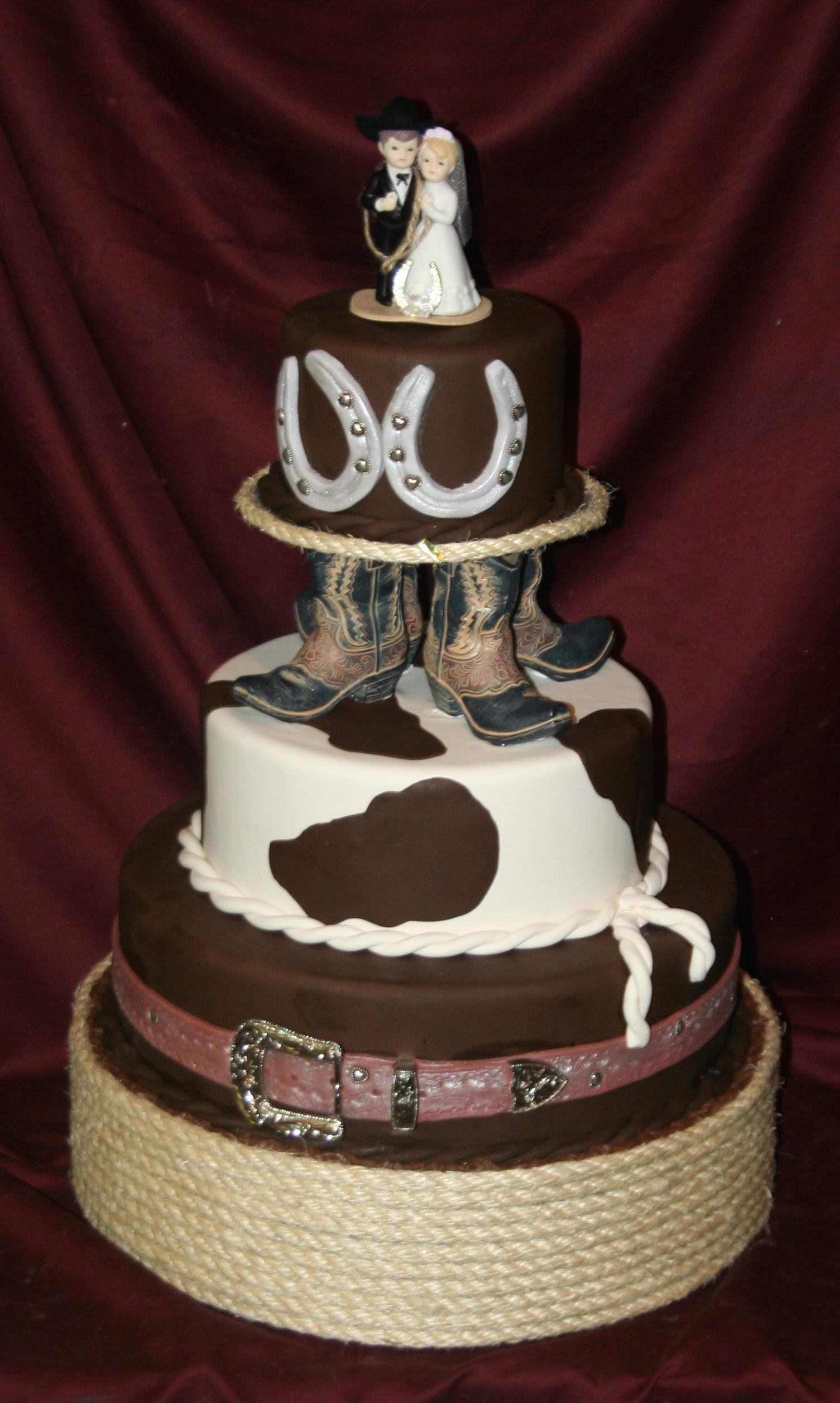 Western Wedding Cake Ideas Western Wedding Cake Ideas