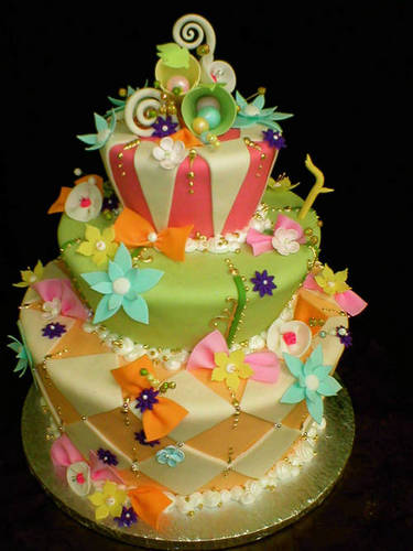 Whimsical Birthday Cake Whimsical Birthday Cake