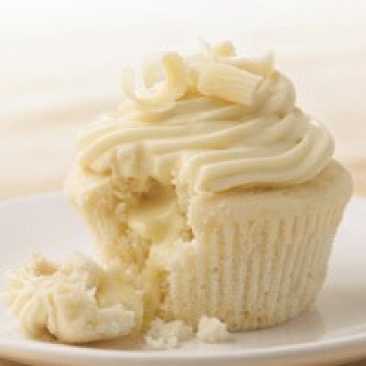 White Chocolate Truffle Cupcakes Recipe