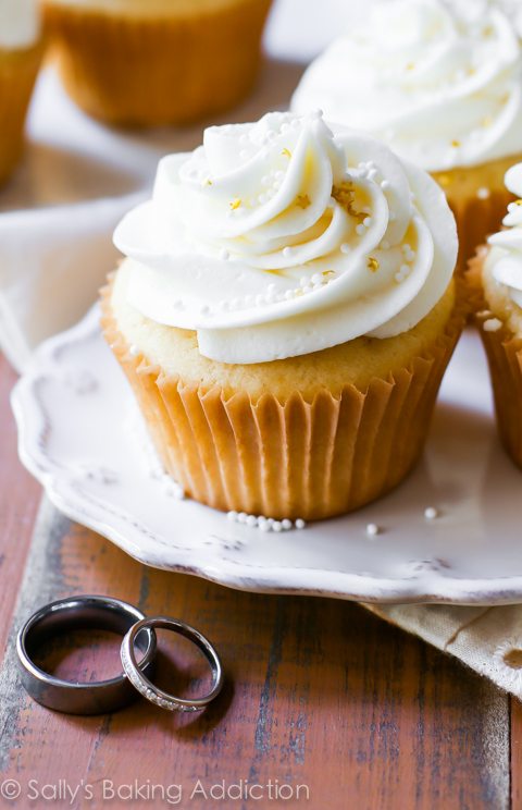 White Wedding Cupcakes