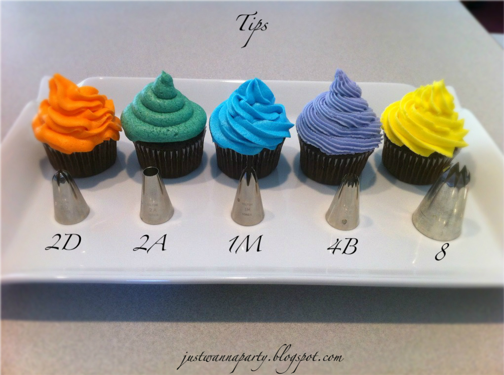 Wilton 2D Tip Cupcake Decorating Ideas