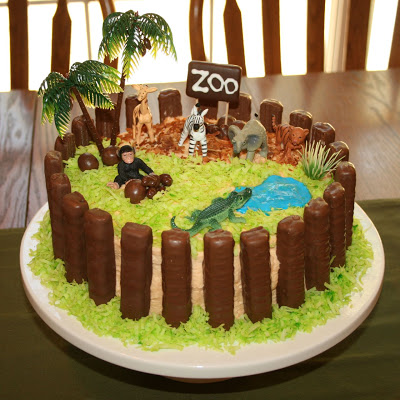 Zoo Birthday Cake Ideas