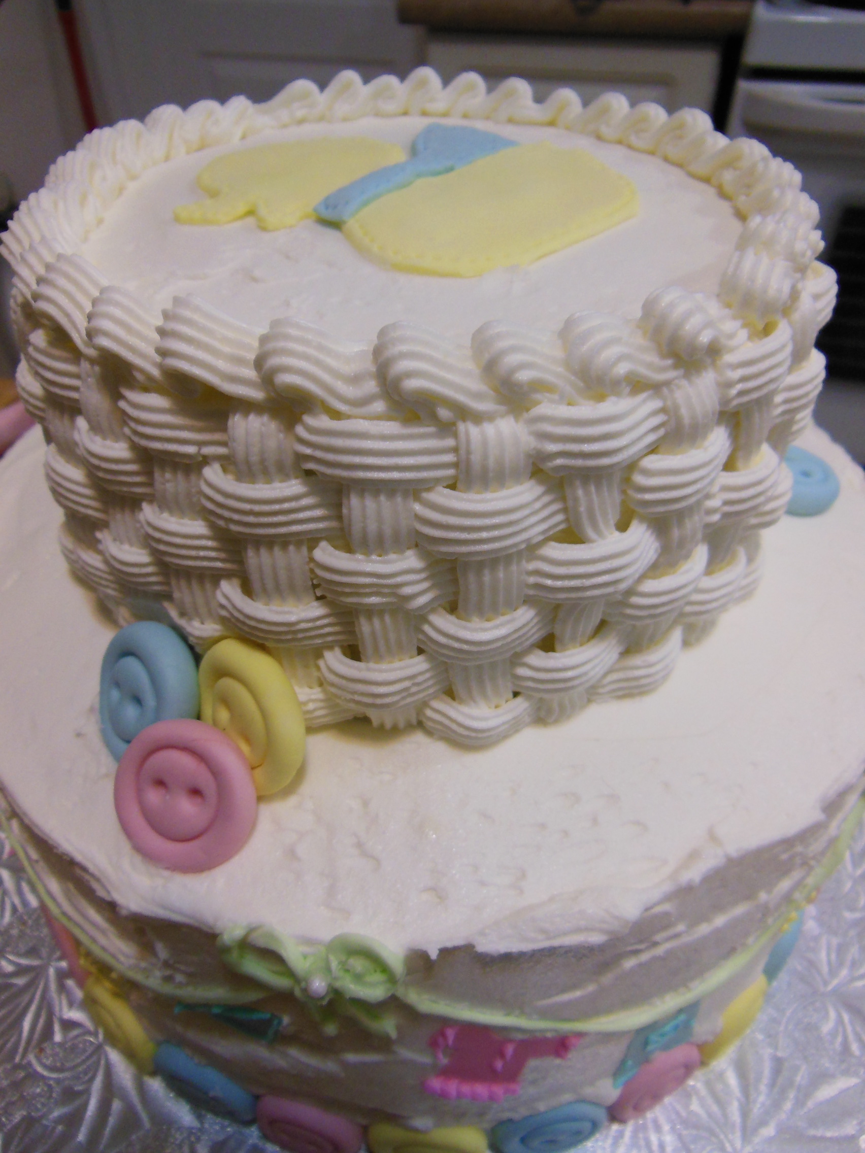 2 Tier Baby Shower Cake