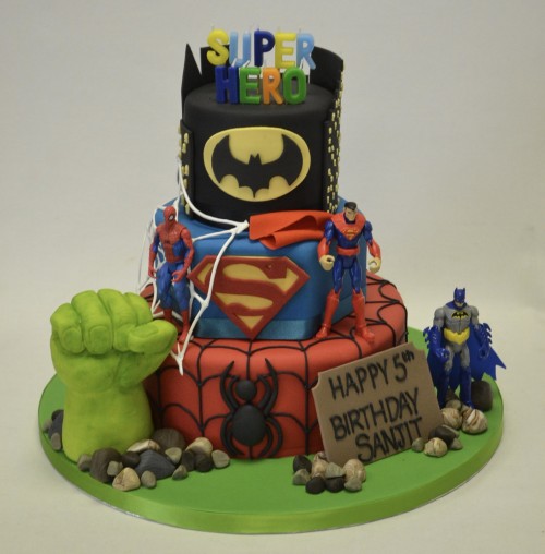 3 Tier Birthday Cakes for Boys