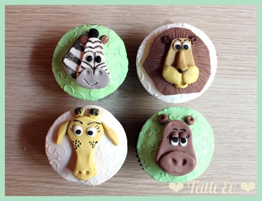 Animal Themed Cupcakes Animal Themed Cupcakes
