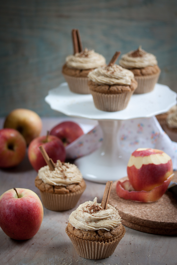Apple Cider Cupcakes with Caramel Frosting Apple Cider Cupcakes with Caramel Frosting