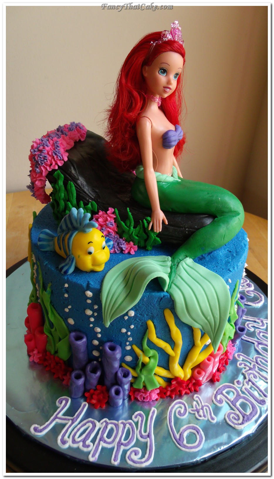 Ariel Little Mermaid Birthday Cake Ariel Little Mermaid Birthday Cake