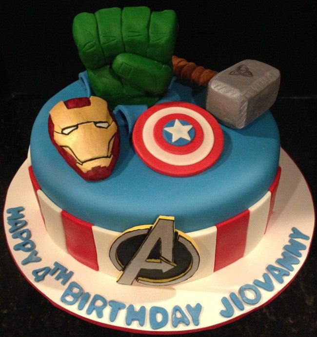 Avengers Birthday Cake Ideas