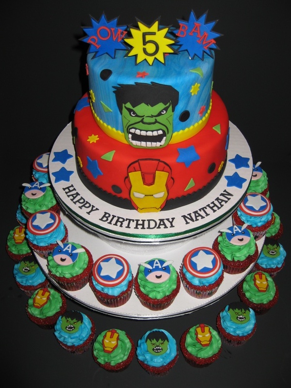 Avengers Birthday Party Cake