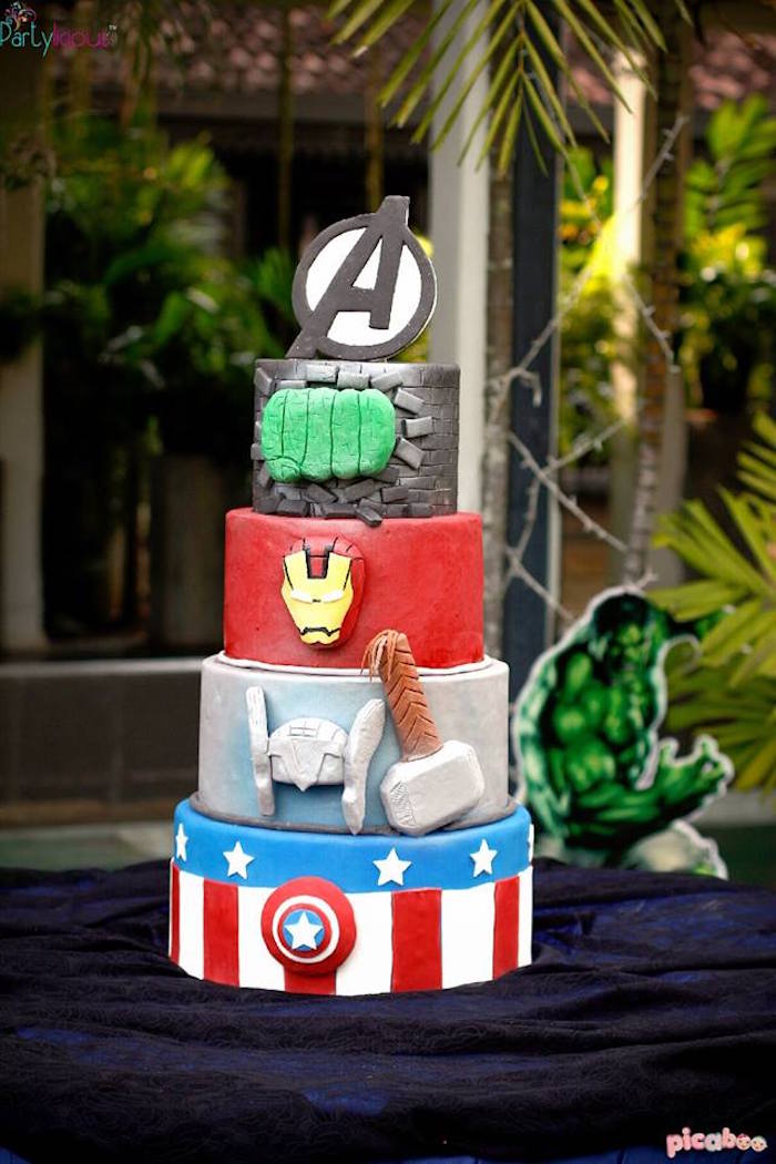 Avengers Themed Birthday Party