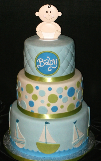 Baby Boy Baby Shower Cake