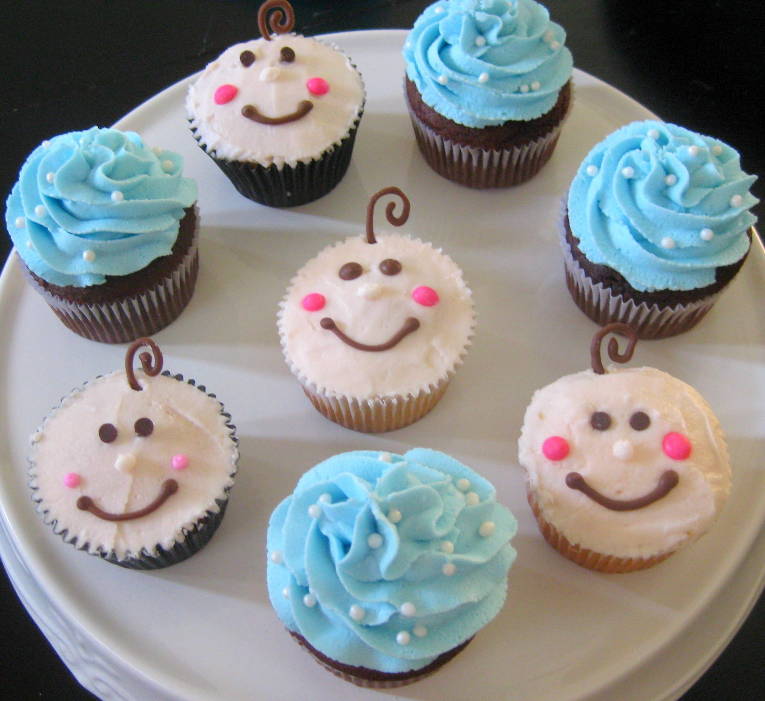 Baby Shower Cupcake Idea