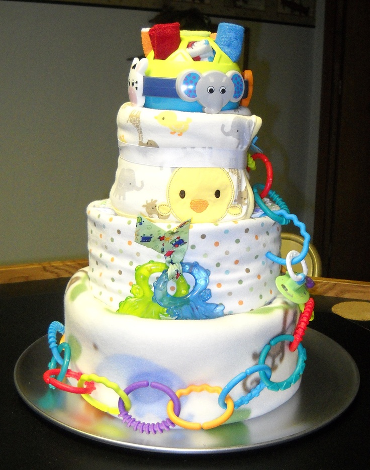 Baby Shower Diaper Cake Baby Shower Diaper Cake