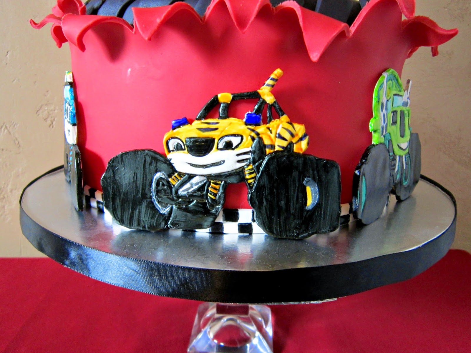 Blaze and Monster Machine Birthday Cake