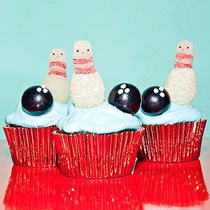 Bowling Party Cupcake Ideas