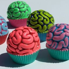 Brain Cupcakes