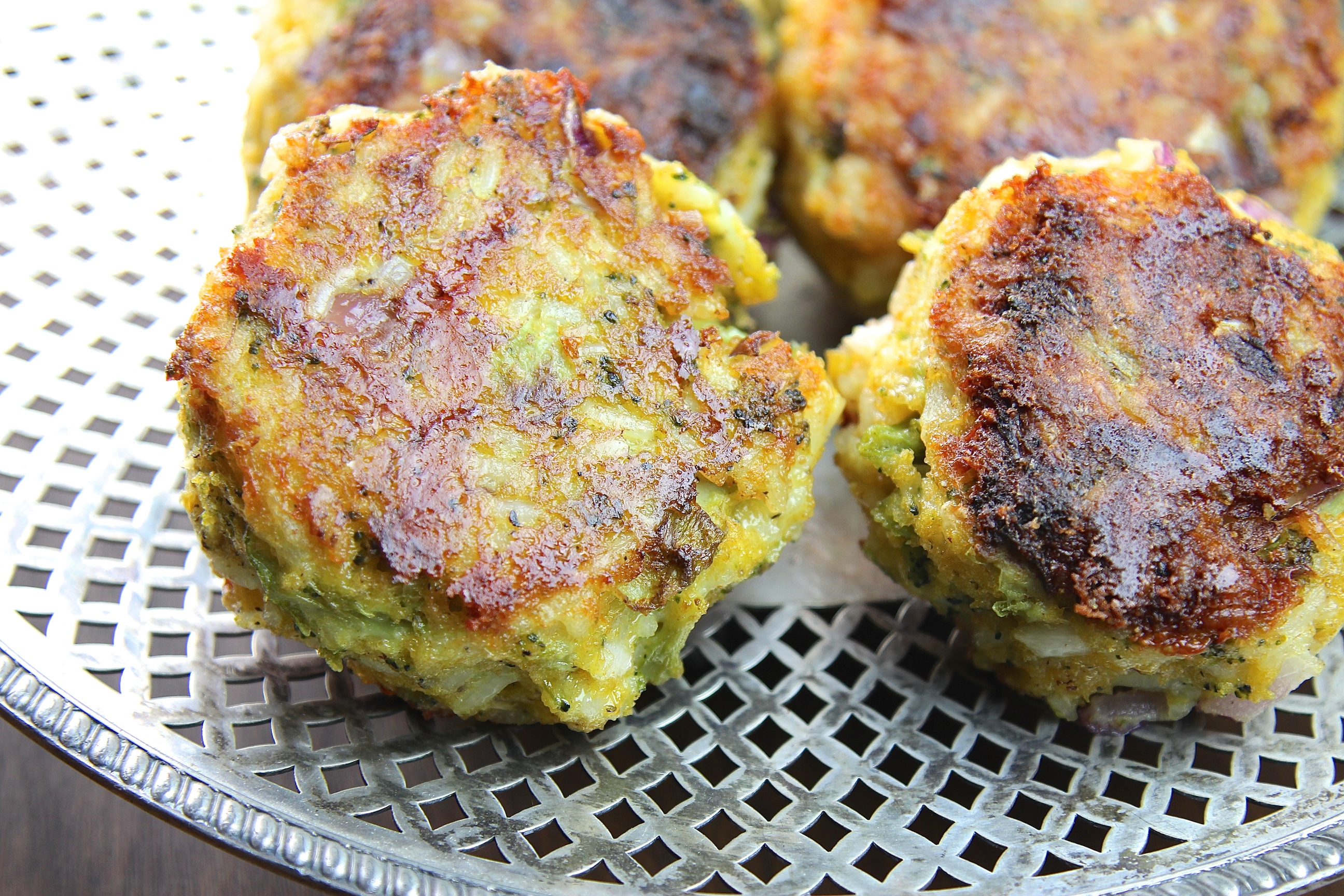 Broccoli Cheese Cakes