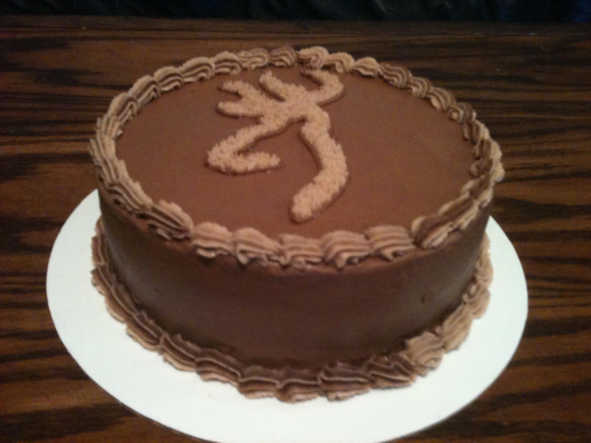 Browning Deer Head Birthday Cakes