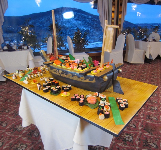 Cake Boss Sushi Boat