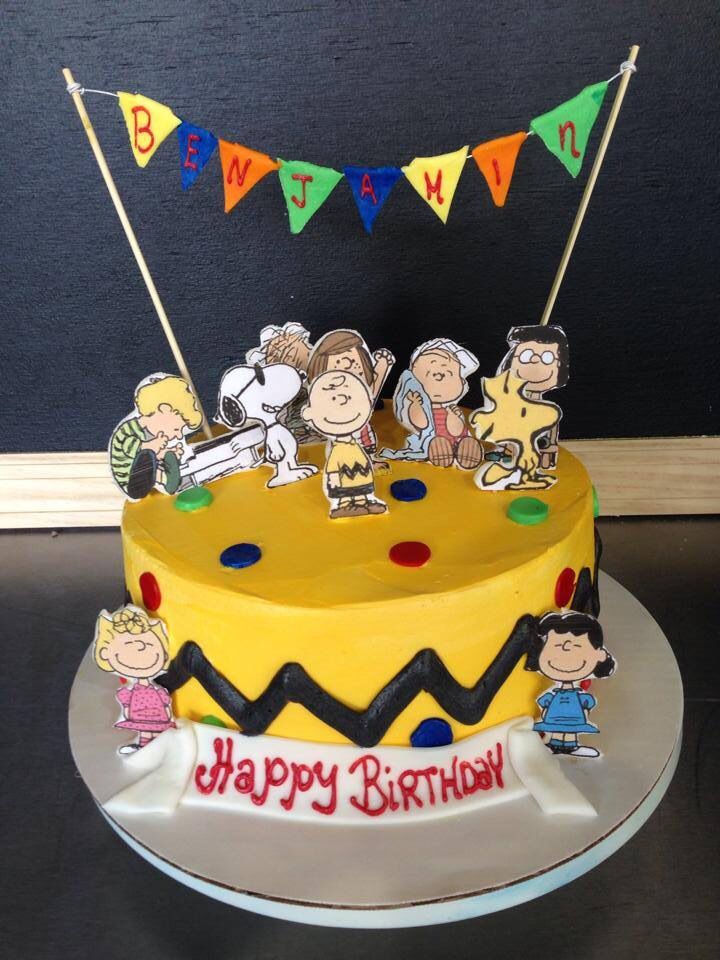 Charlie Brown Birthday Cake