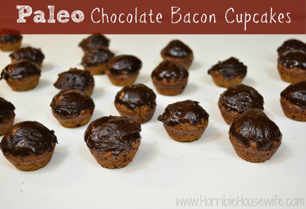 Chocolate Bacon Cupcakes