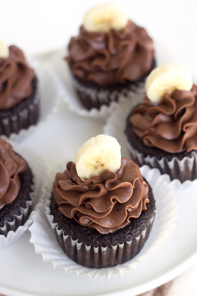 Chocolate Banana Cupcakes